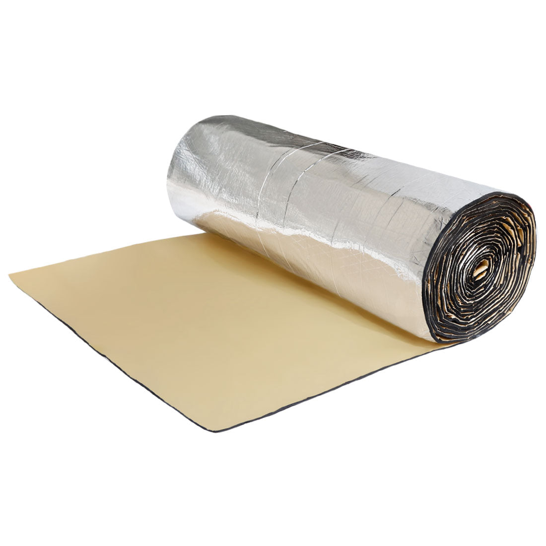 6mm 236mil Thick Aluminum Foil Muffler Cotton Car Auto Tailgate Sound  Insulation Deadener Soundproof Mat Pad 