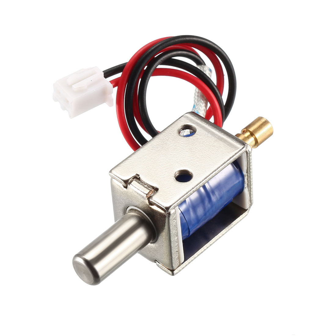 Uxcell DC 12V 0.43A 4mm Mini Electromagnetic Solenoid Lock Push Pull ...