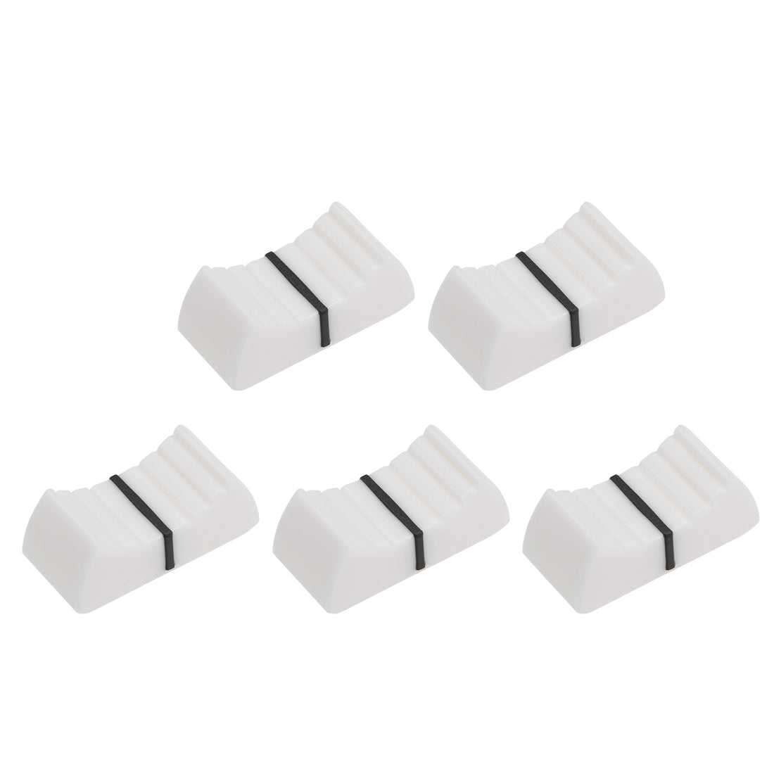 MIXER SLIDER Fader Knobs 8mm Fit Standard Width - Black X 8