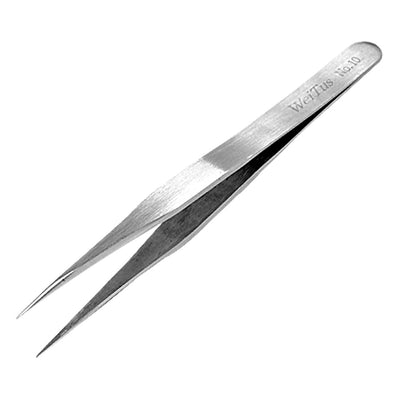 Harfington Uxcell Steel Silver Tone Fine Tip Straigth Pointy Tweezers