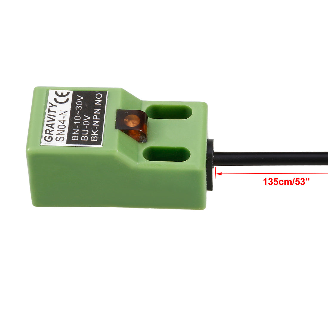 uxcell Uxcell SN04-N DC 10-30V 200mA NPN NO 3-wire 4mm Approach Sensor Inductive Proximity Switch