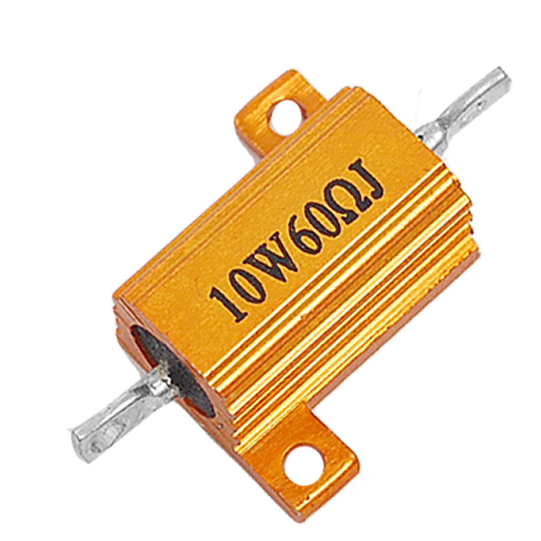 uxcell Uxcell 10W 5% 60 Ohm Resistance Value Screw Tabs Aluminum Case Resistor