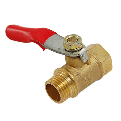 Harfington Uxcell Quarter Turn Handle Male to Female Thread Full Port Ball Valve