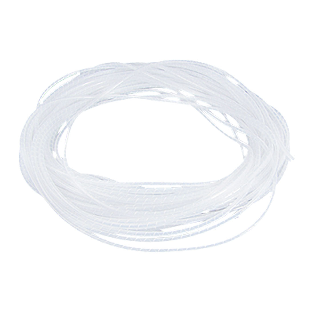 uxcell Uxcell 13M 4mm Diameter Clear Soft Insulation Spiral Hose Pipe