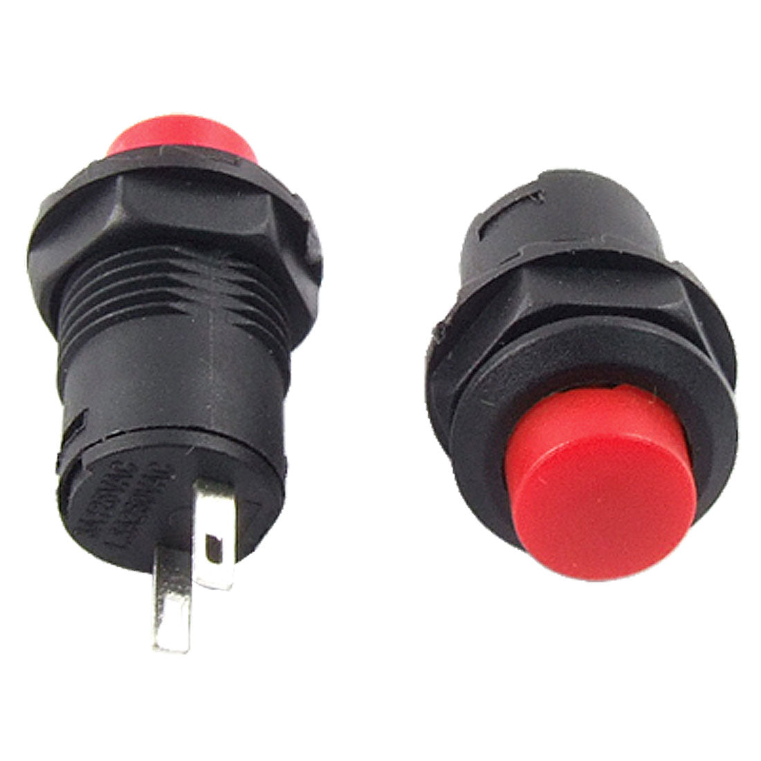 uxcell Uxcell 10 Pcs x Momentary Dash OFF-(ON) N/O Pushbutton Switch Car/Boat/Truck 9V/12V/24V Round