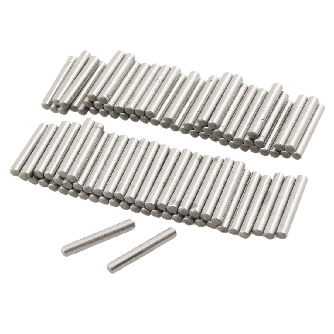 uxcell Uxcell 100 Pcs Stainless Steel 2.5mm x 15.8mm Dowel Pins Fasten Elements