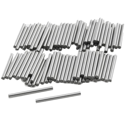 Harfington Uxcell 100 Pcs Metal 1.3mm x 15.8mm Dowel Pins Fasten Elements