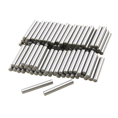 Harfington Uxcell 100 Pcs Stainless Steel 2.0mm x 15.8mm Dowel Pins Fasten Elements