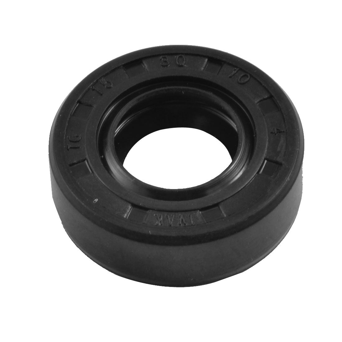 uxcell Uxcell Black Nitrile Rubber Dual Lips Oil Shaft Seal TC 15mm x 30mm x 10mm