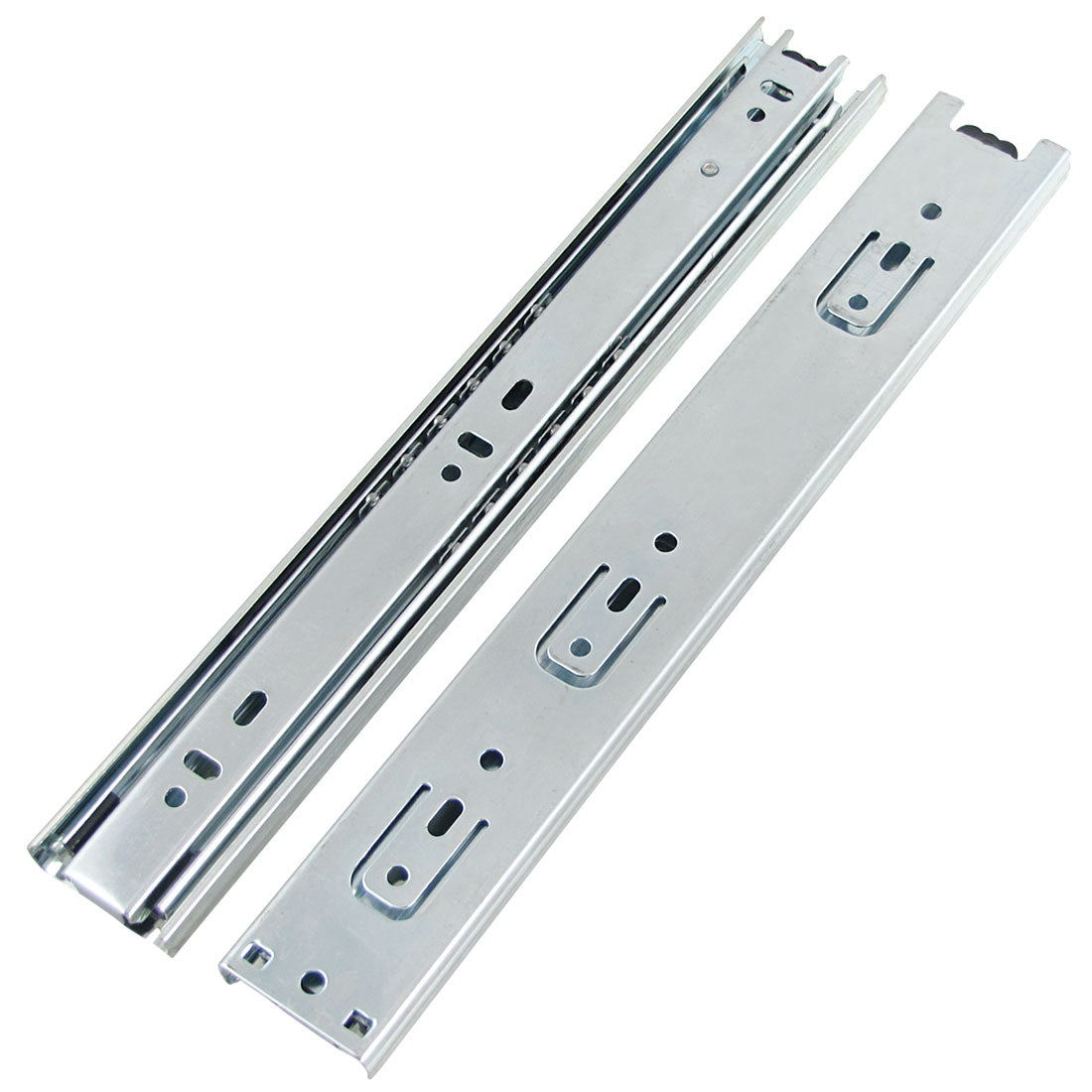 uxcell Uxcell Pair 11" Full Extension Ball Bearing Telescopic Drawer Runners Slide Rails