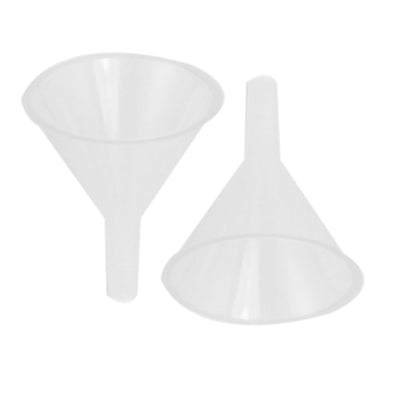 Harfington Uxcell 2 Pcs 60ml 64mm (Approx 2.5") Mouth Dia Laboratory Clear White Plastic Filter Funnel