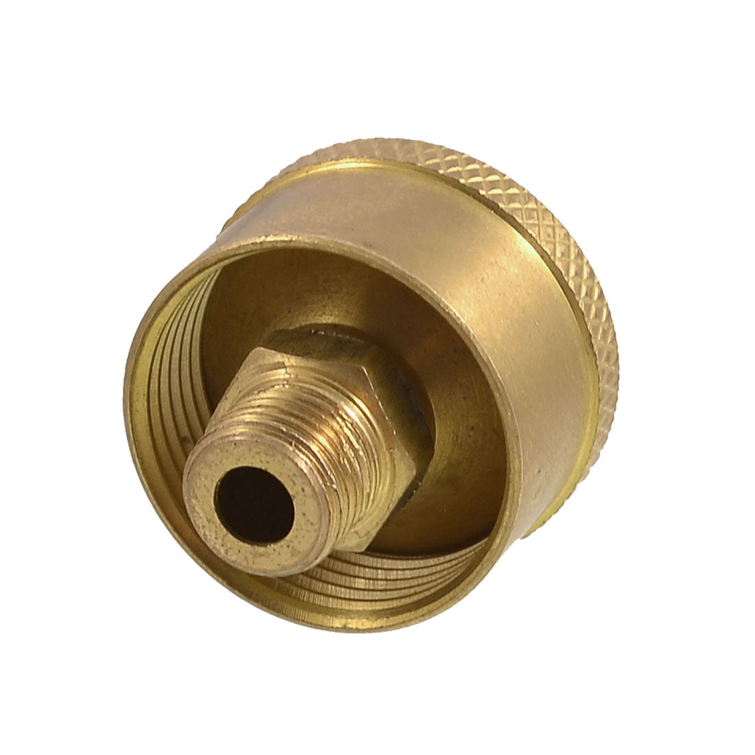 uxcell Uxcell Machine Parts 1/8" NPT Thread Grease Oil Cup Cap Gold Tone