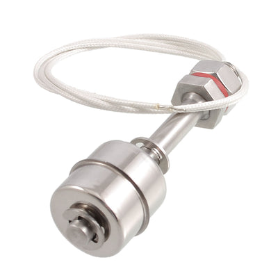 Harfington Uxcell Liquid Water Level Control Sensor Stainless Steel Float Switch 90mm