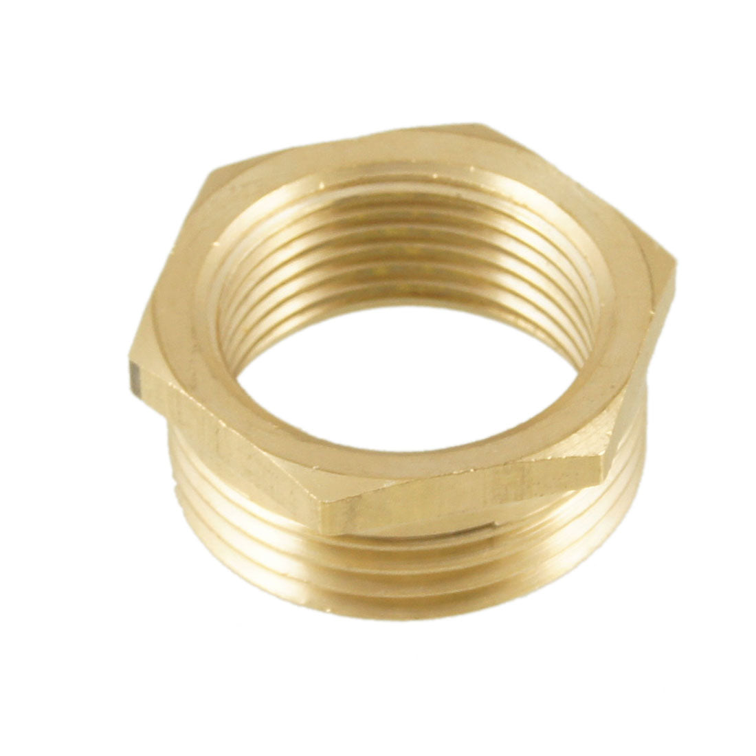 uxcell Uxcell G1 Male to G3/4 Female Hex Thread Bushing Piping Connector Adapter