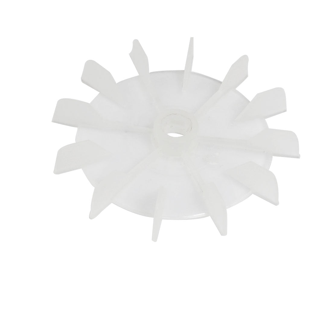 uxcell Uxcell Machine Part Clear Plastic 14mm Inner Dia. 12-Impeller Motor Fan Leaf