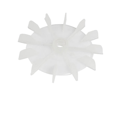 Harfington Uxcell Machine Part Clear Plastic 14mm Inner Dia. 12-Impeller Motor Fan Leaf