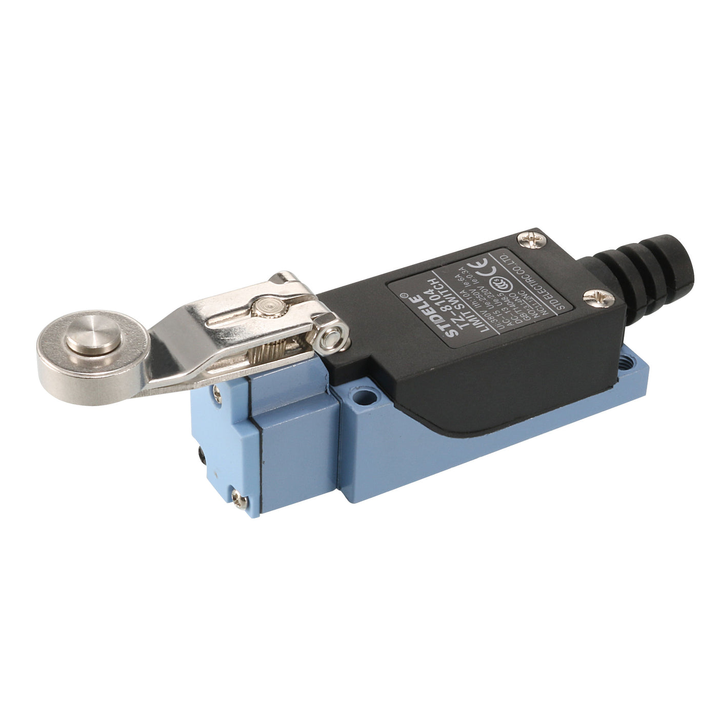 uxcell Uxcell TZ-8104 DC 220V 10A Rotary Roller Lever Actuator Enclosed Mini Limit Switch