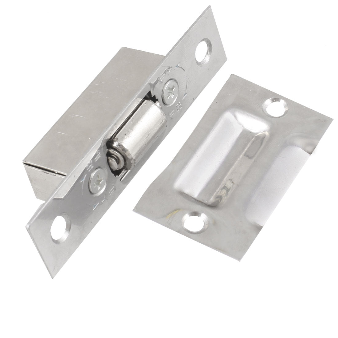 uxcell Uxcell Hardware Tool Home KTV Door Latch Silver Tone Metal Ball Catch