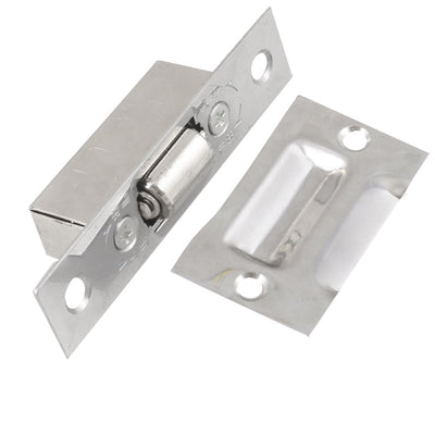 Harfington Uxcell Hardware Tool Home KTV Door Latch Silver Tone Metal Ball Catch