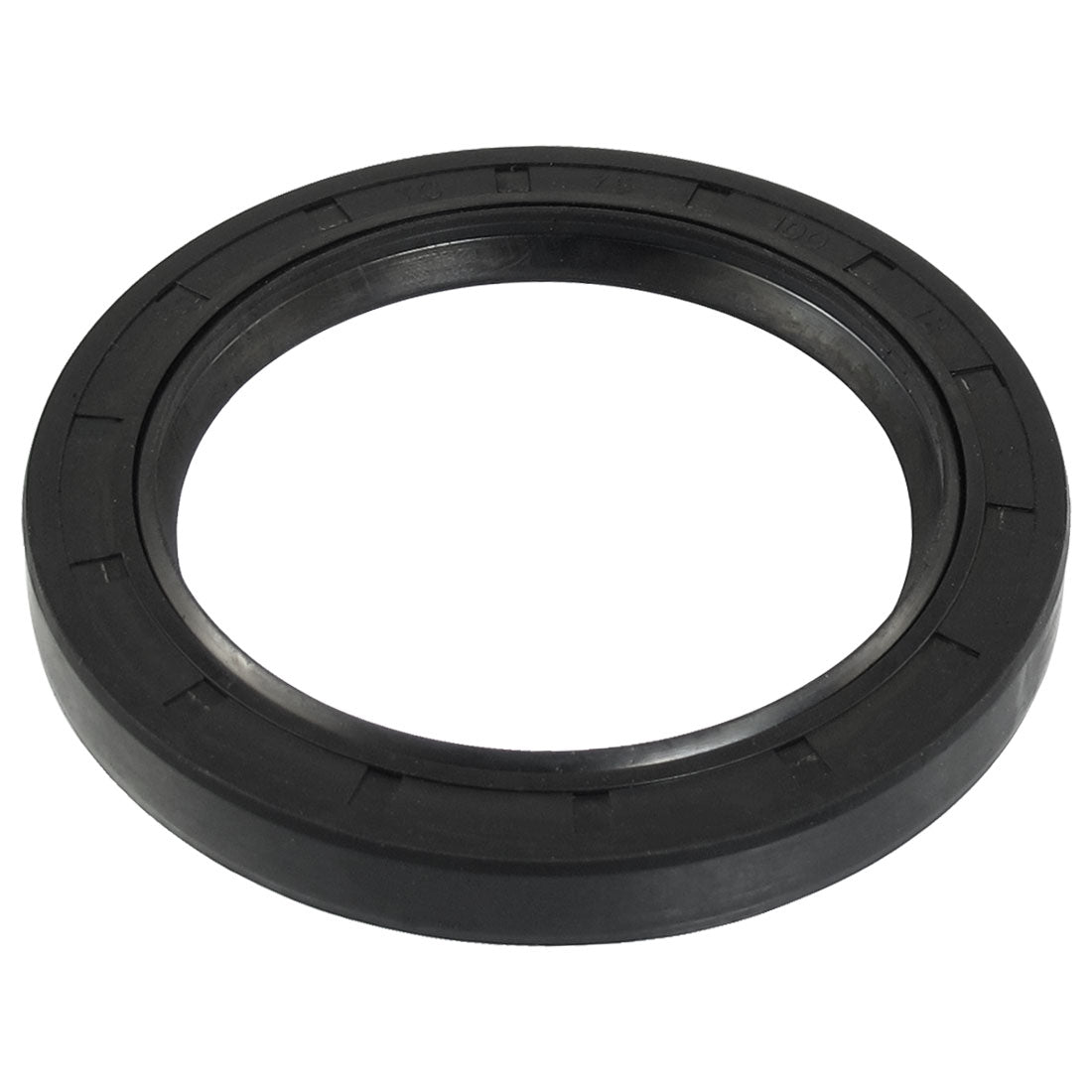 uxcell Uxcell 75mm x 100mm x 12mm Metric Double Lipped Rotary Shaft Oil Seal TC
