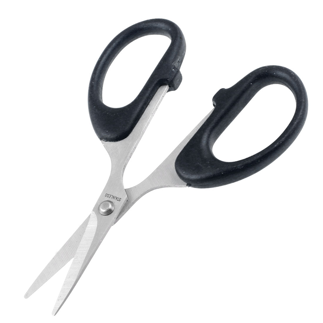 uxcell Uxcell Black Plastic Handle Sewing Quilt Sew Cutting Scissors 100mm Long