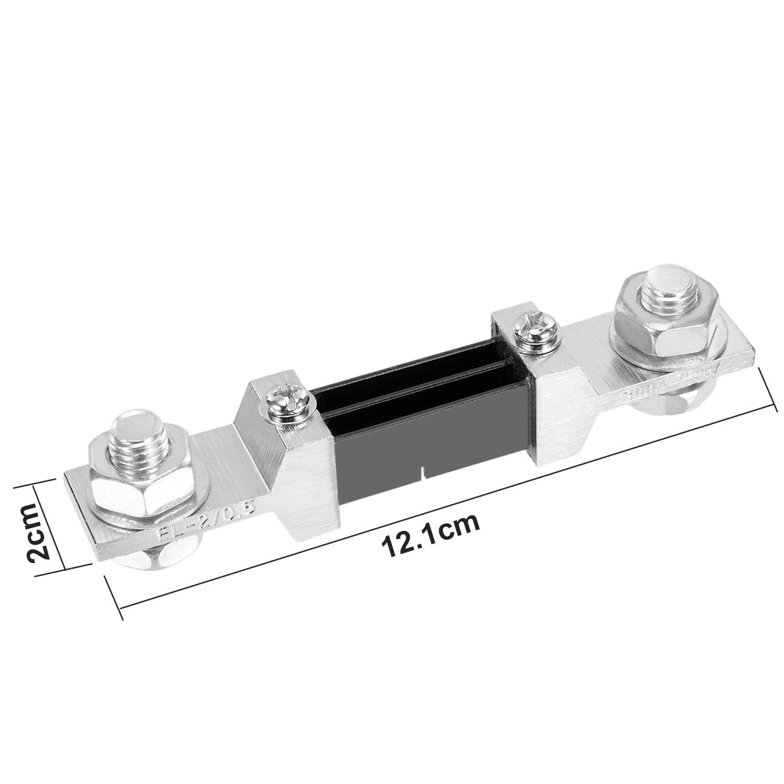 uxcell Uxcell 300A 75mV DC Current Meter Shunt Resistor Resistance for DC Ammeter