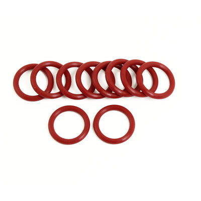 Harfington Uxcell 10 x Industrial Flexible Red Rubber O Ring Seal Gasket 22mm x 3mm x 16mm