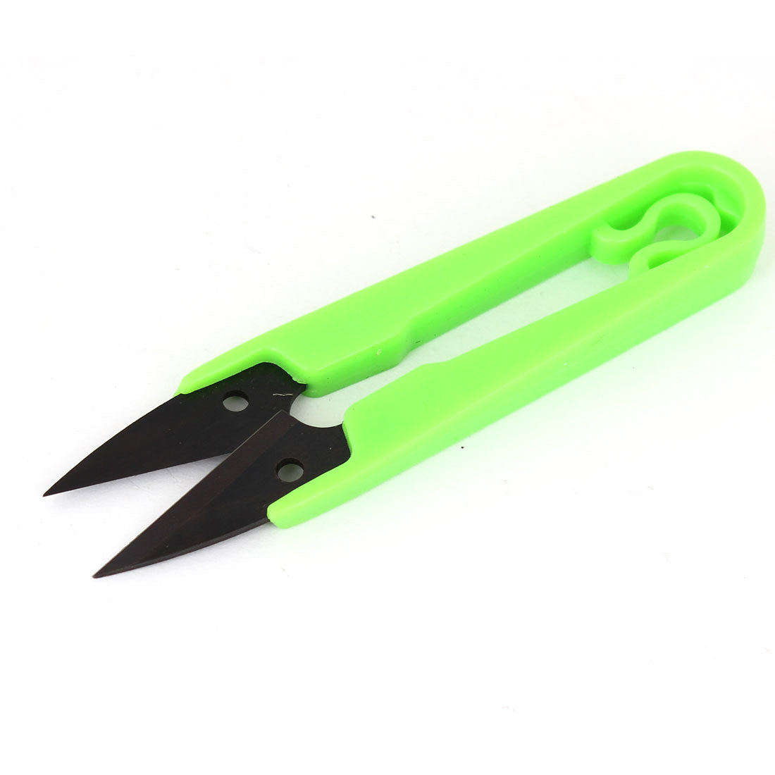 uxcell Uxcell U Shaped Green Grip Fishing Line Cord Cutter Sewing Tailor Scissors