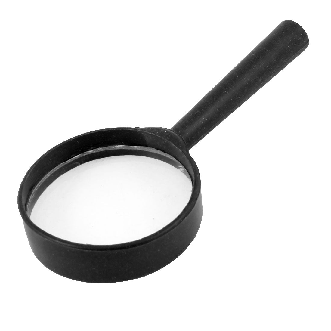 uxcell Uxcell Handheld Black Plastic Frame 40mm Lens 2X Magnifier Magnifying Glass