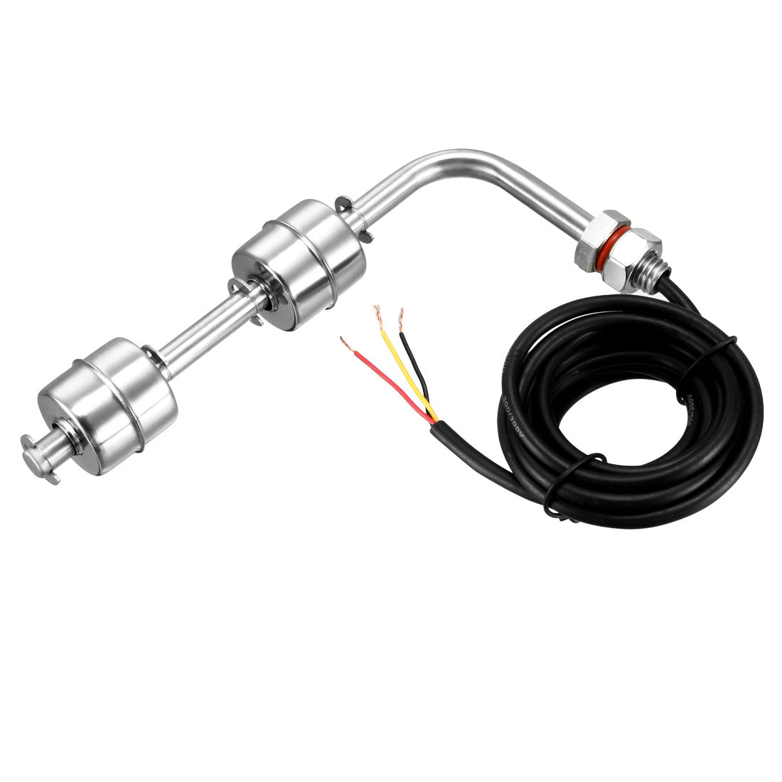 uxcell Uxcell 1.5m Wire Dual Stainless Steel Ball Vertical Water Level Sensor Float Switch