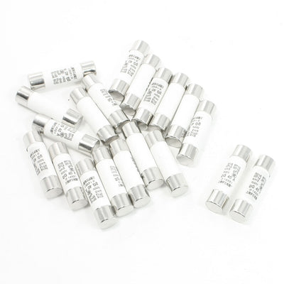 Harfington Uxcell 20 Pcs 500V 40A 14x51mm Cylindrical Ceramic Tube Fuses Link R016 RT14 RT18 RT19