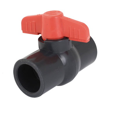 Harfington Uxcell 1/4 Turn Water Shut Off PVC Ball Valve Replacement 32mm Slip to 32mm Slip