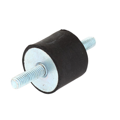 Harfington Uxcell Double Ends M6 Male Threaded 25mmx20mm Rubber Vibration Isolator Mount