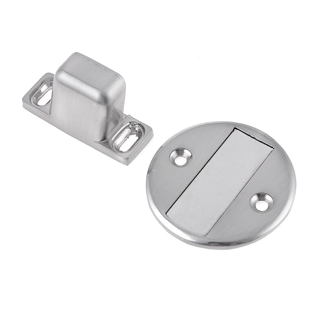 uxcell Uxcell Home Door Stop Stopper Holder Metal Interior Magnetic Catch with Screws