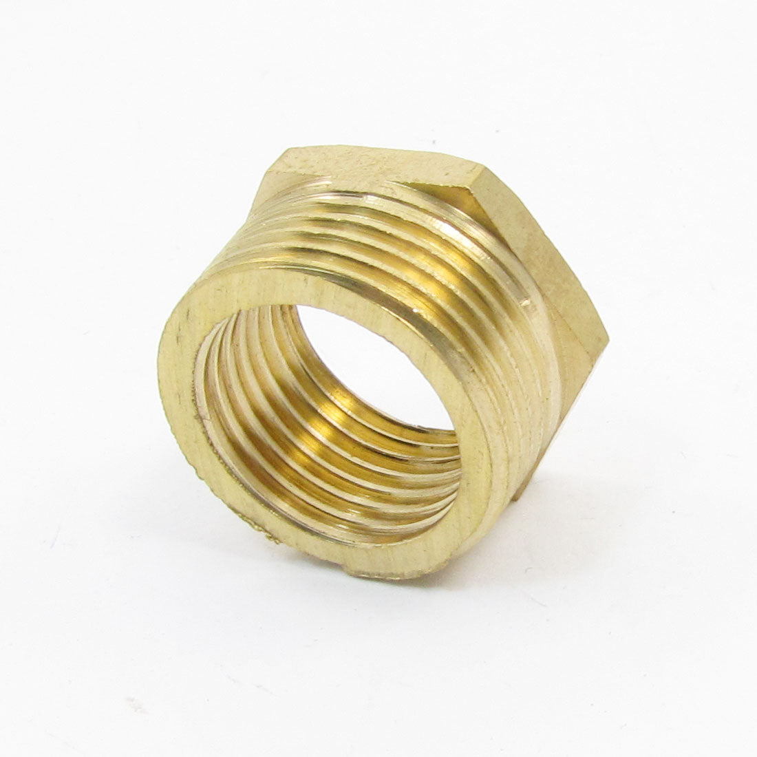 uxcell Uxcell 3/4" PT Male to 1/2" PT Female Hex Threaded Bushing Piping Connector Adapter