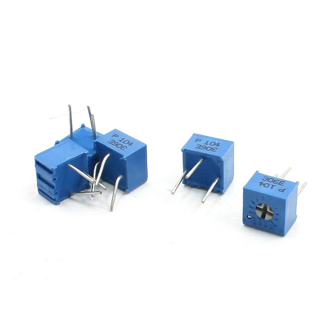 uxcell Uxcell 5 Pcs 100K Ohm Trimmer Pot Variable Resistor Potentiometer