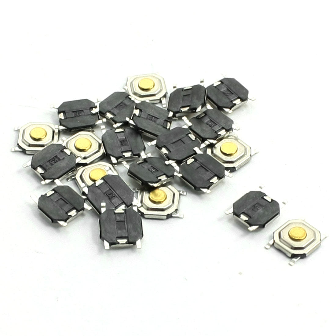 uxcell Uxcell 22stk Momentary Tact Taktile Druckschalter 4 Pin Surface Mounted Devices Berg 4x4x1.5mm