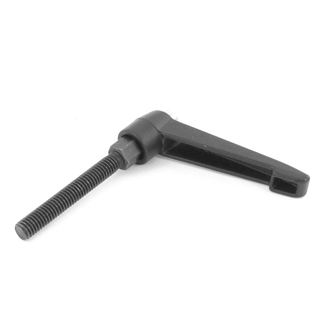 uxcell Uxcell M6 x 40mm Thread Clamping Lever Adjustable Handle Black