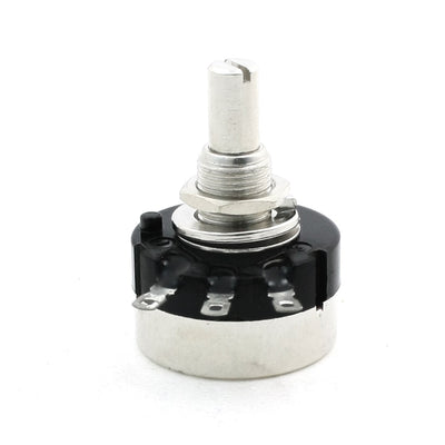 Harfington Uxcell 5K ohm Single-Turn Rotary Taper Carbon Potentiometer RV30YN20S/B502