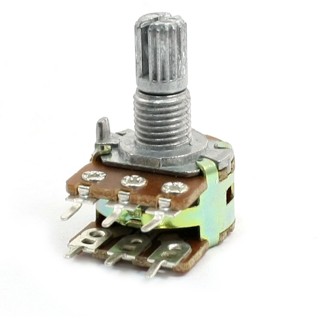 uxcell Uxcell WH138 B10K 10Kohm 6 Terminals Dual Linear Variable Taper Potentiometer