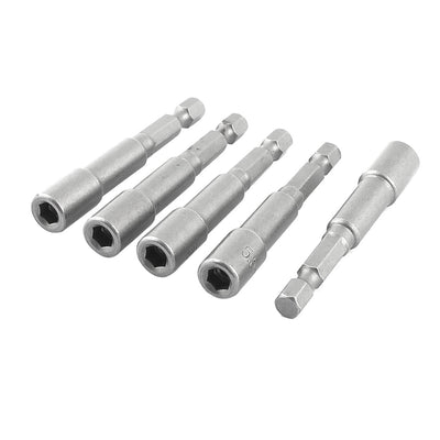 Harfington Uxcell Schraubenschlüssel, 0,25 Zoll-Schaft (5,5 mm), sechseckig, 5 Stück de