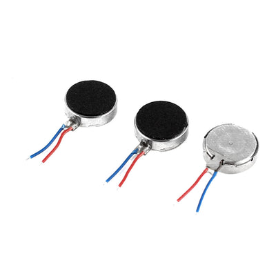 Harfington Uxcell 3 Pcs DC 3V Cell Phone Coin Flat Vibrating Vibration Mini Motor