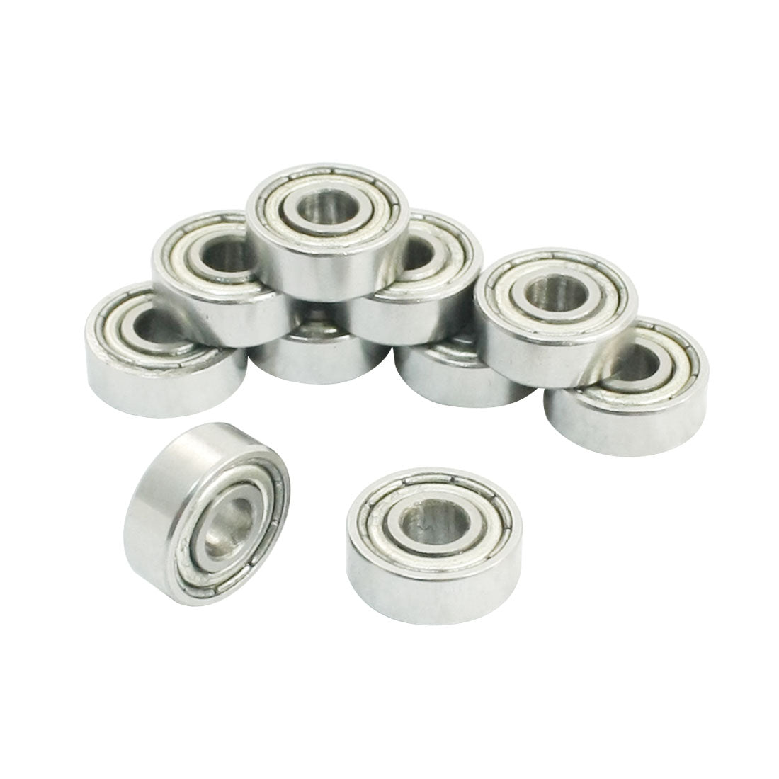 uxcell Uxcell 10 Pcs 694Z Metal Shields Sealed Deep Groove Ball Bearings 4 x 11 x 4mm