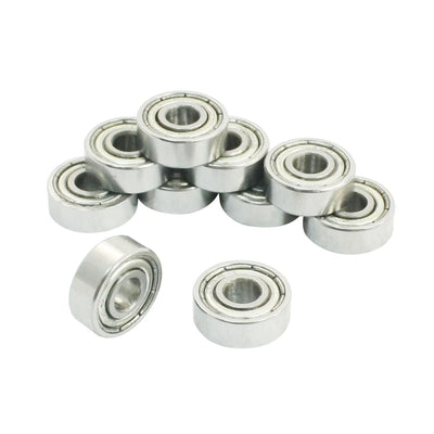 Harfington Uxcell 10 Pcs 694Z Metal Shields Sealed Deep Groove Ball Bearings 4 x 11 x 4mm