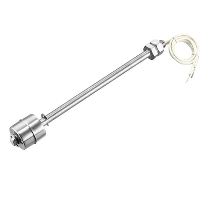 Harfington Uxcell 200mm Wired Stainless Steel One Ball Float Switch Water Level Sensor