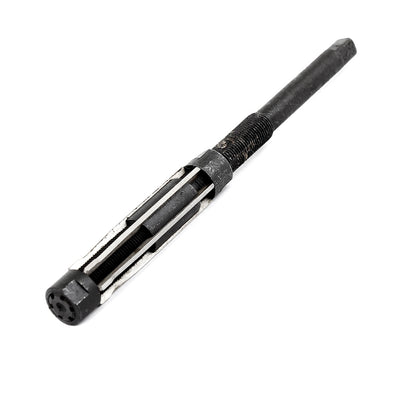 Harfington Uxcell Black HSS Square End Adjustable Size Range 15.25mm-17mm Hand Reamer