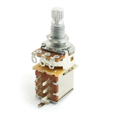 Harfington Uxcell Top Adjustment A250k Push Pull Guitar Control Pot Potentiometer 250K Ohm