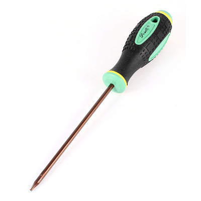 uxcell Uxcell Repair Tool Nonslip Handle Grip 100mm Long T7 Torx Point Magnetic Tip Screwdriver