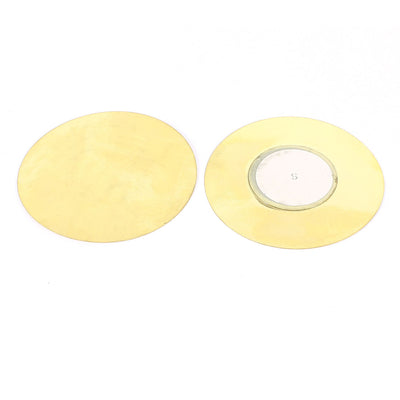 Harfington Uxcell 2 Pcs Electronic Components 50mm Dia Piezoelectric Copper Buzzer Film Gasket