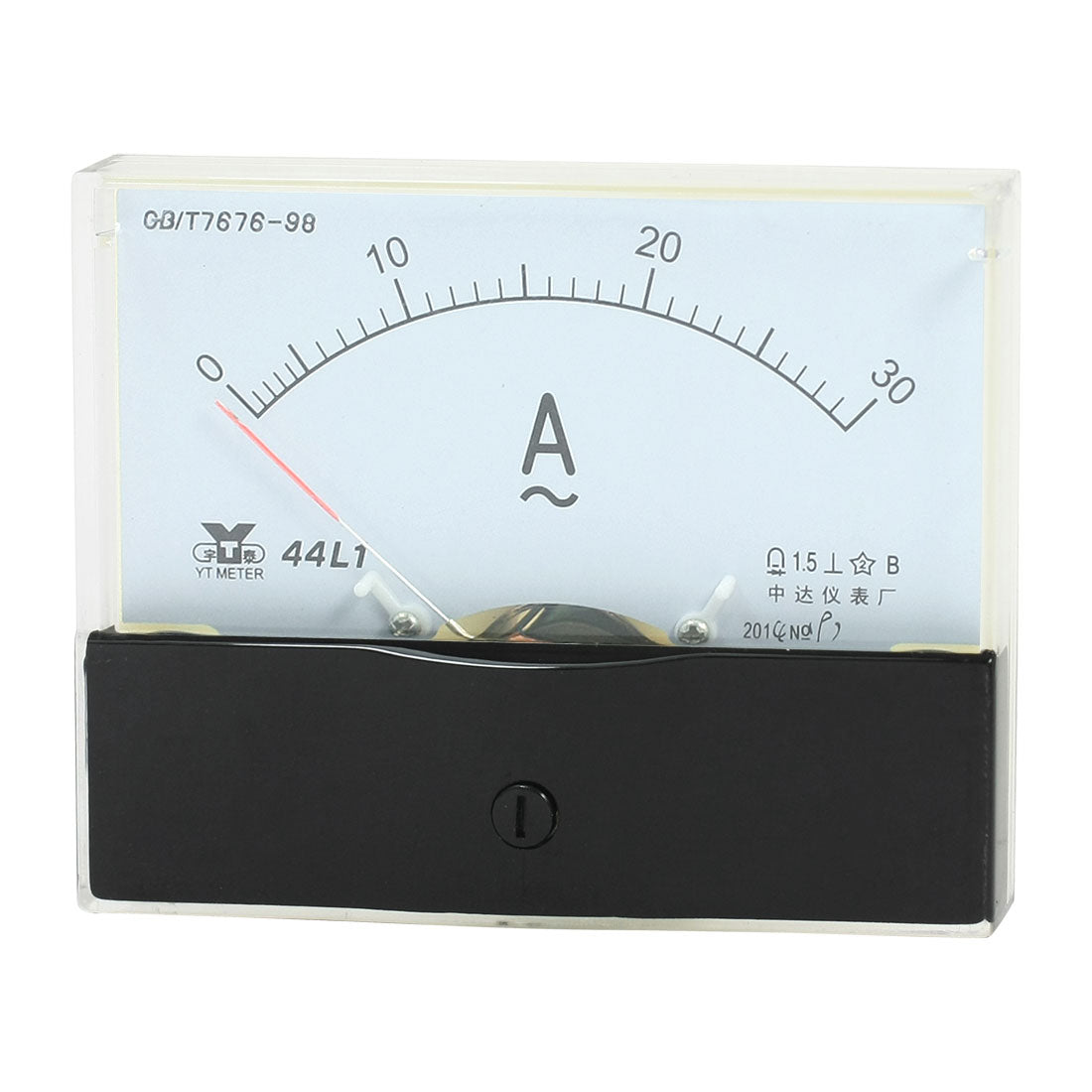 uxcell Uxcell Measurement Tool Panel Mount Analog Ammeter Gauge AC 0 - 30A Measuring Range 44L1